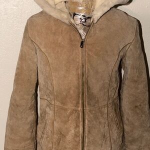 Wilsons Leather Women's Tan Suede Jacket